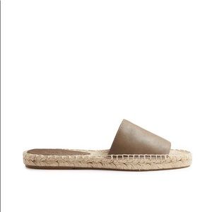 Lisa b. Leather Espadrille Slide